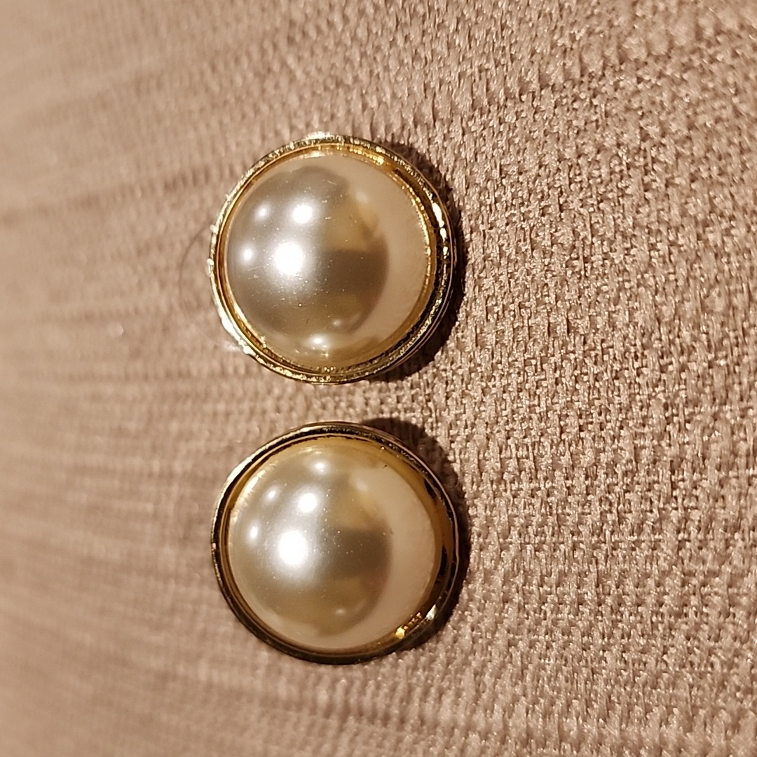 Faux Pearl Fashion Earrings